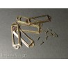 Brass metal frame x entomological drawers