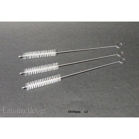 3x  MICRO Ø10mm cleaning washing brushes - spouts