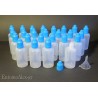 x10   50ml HDPE childproof cap dropper bottles
