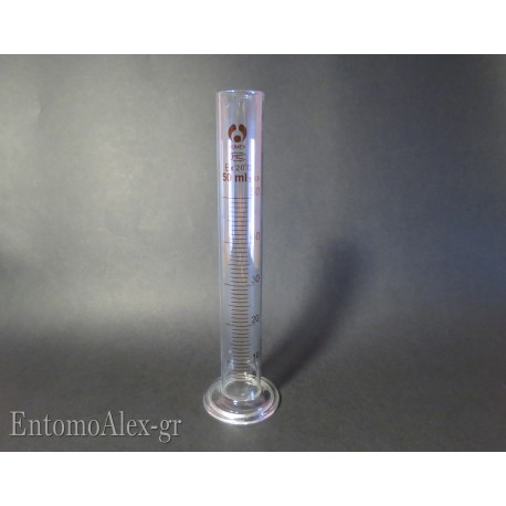 50ml borosilicate glass graduated cylinder