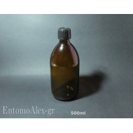 bottiglie flaconi vetro ambra 500ml