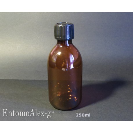 250ml AMBER PET empty bottles  screwcap