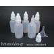 x5   50ml HDPE childproof cap dropper bottles