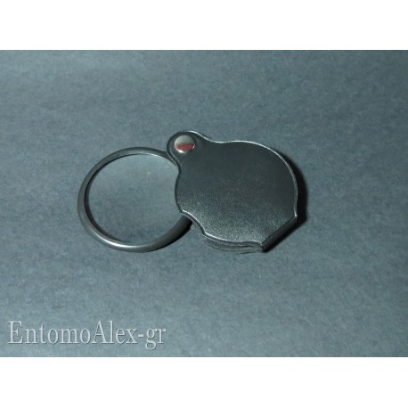 5x pocket loupe magnifier foldable glass lens