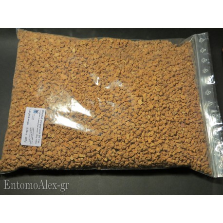 500g    5-8mm washed chipped cork granulate for killing jars