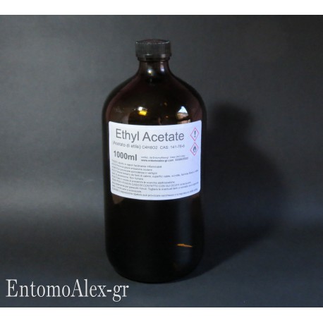 Ethyl Acetate 1000ml killing fluid bottle