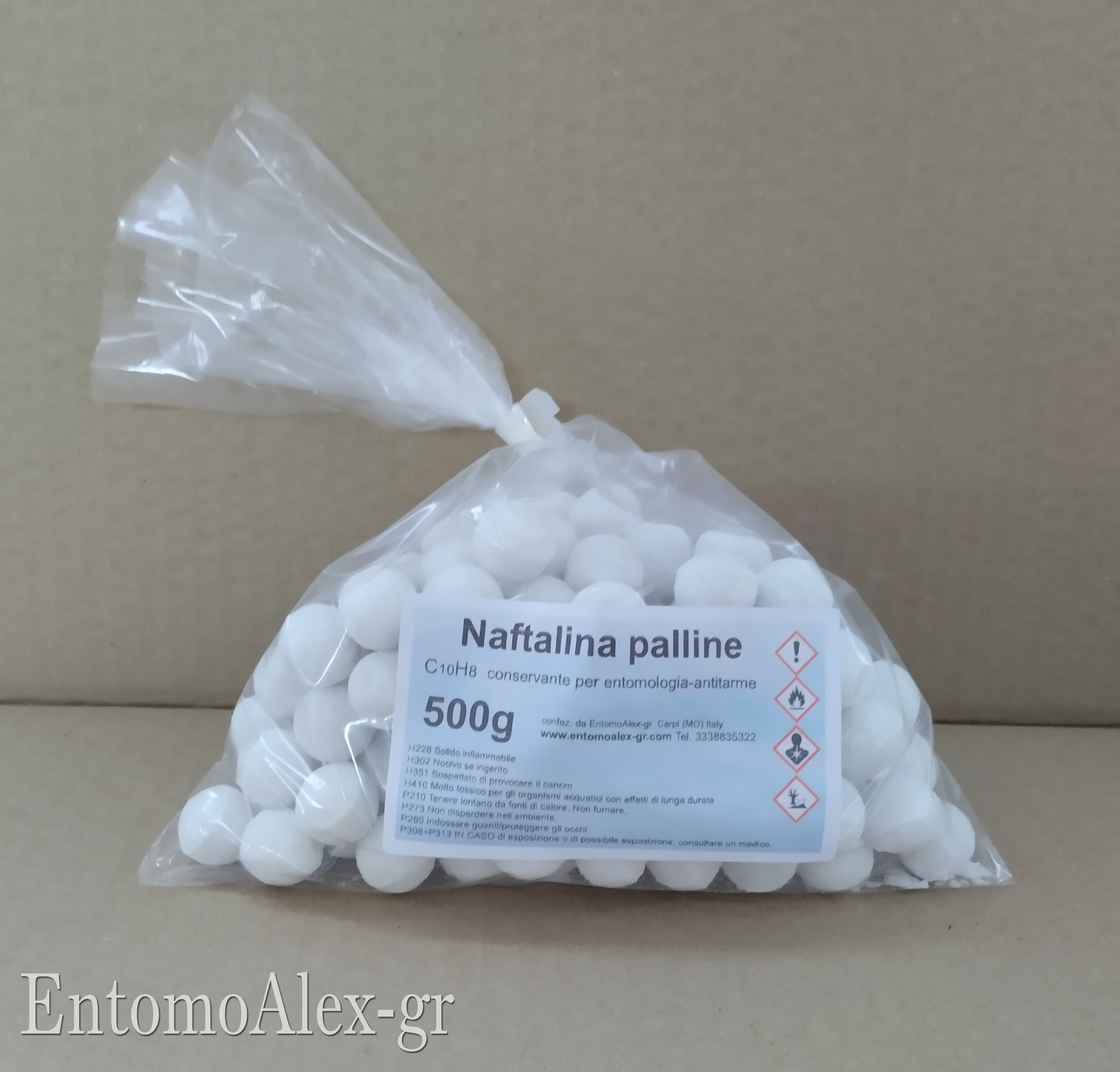 Naftalina in palline antitarme 500 gr