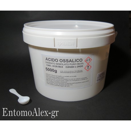 Acido ossalico diidrato 99,6% 1000g apicoltura varroa