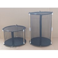 2 SIZES pop up basket BLACK round Butterfly Mantids breeding cage