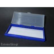 laboratory microscopy box x50 samples glass slides