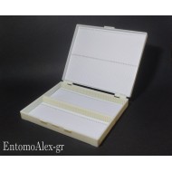 laboratory microscopy box x100 samples glass slides