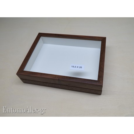 wooden box  19,5x26 BROWN