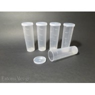 45ml push cap graduated test tubes