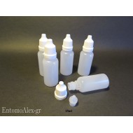 x5   15ml HDPE normal cap dropper bottles