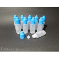 x10  15ml HDPE childproof cap dropper bottles