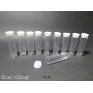 10x   16x56 plastic acrylic tubes press cap