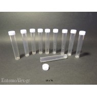 10x   15x76 plastic acrylic tubes press cap