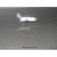 N° 0 spilli entomologici acciaio anticorrosione