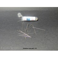 N° 1 spilli entomologici acciaio anticorrosione