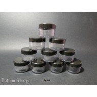 10x round screw cap containers 5g