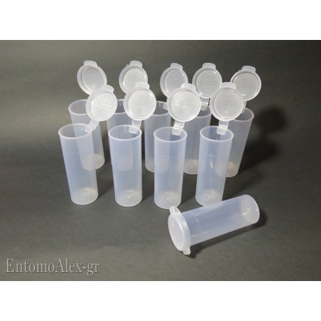 10x   50ml flip top graduated test tubes