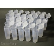 25x   50ml flip top graduated test tubes