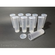 10x   45ml push cap graduated test tubes