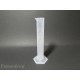 25ml WHITE measuring graduated long cylinder