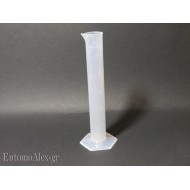 50ml  BIANCO cilindro graduato plastica forma alta