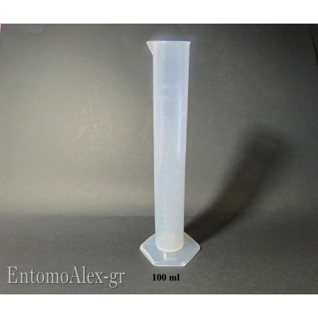 100ml WHITE measuring graduated long cylinder