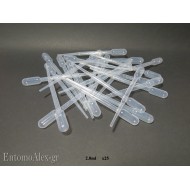 2ml disposable plastic pasteur pipette