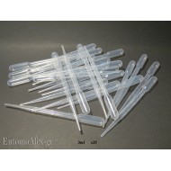 3ml disposable plastic pasteur pipette