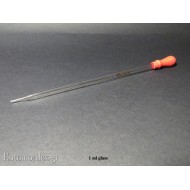 glass pasteur pipette 1ml graduated dropper refill laboratory